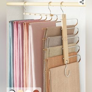 Pants hanger closet organizer 2-pack